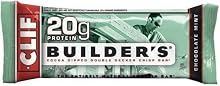 Clif Bar Builder's Bar, Chocolate Mint, 2.4-Ounce Bars, 12 Count