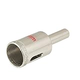 uxcell ホールソー　タイル　メタル製　シルバートーン　8mmシャフト直径 20mmカット直径