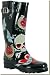 Chooka - Women's Black Tattoo City Rain Boots