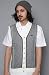 WeSC The Cristoforo Knitted Vest in Star White,Sweaters for Men
