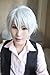 APH Axis Powers Hetalia Prussia Gilbert Beillschmidt Short Silver Cosplay Wig +free white wig cap