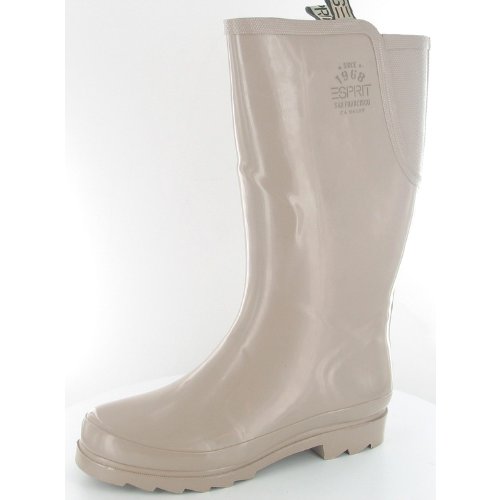 ESPRIT RUTH BASIC BOOT A13080280 Unisex - Erwachsene Gummistiefel, Beige 37 EU