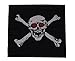 BS® 3pcs 22*22 Inch 100% Cotton Pirate Bandanas Novelty Double Sided Print Skull Cowboy Party Favor Scarf Headband Head Wraps Handkerchiefs