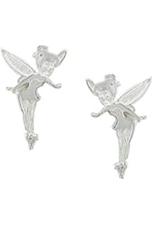 Disney Tinkerbell Fairies Sterling Silver Stud Earrings