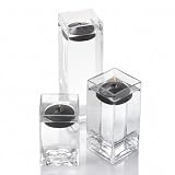 Square Vases Set of 18 by Quick Candles