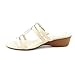 AK Anne Klein Women's Olavio Synthetic Wedge Sandal