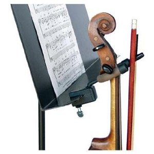 STRING SWING CC08 VIOLIN AND BOW HANGER FOR MUSIC STANDS