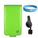 Apple Ipod Touch 64GB 32GB 16GB Melrose Green Carrying Case 2nd generation and 3rd generation + Ipod Touch Retractable Car Charger + Wristband