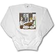Rich Diesslins Famous People Places Books Cartoons - Albert Einstein and the Mensa Bar and Grill - Sweatshirts