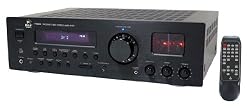 Pyle Home PT990A 1000 Watt AM/FM Multi Source Digital Receiver with Vacuum Tube Preamplifier (USB/MP3 Inputs, Remote Supports iPod Control)