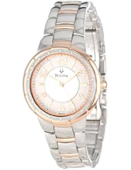 Bulova Womens 98R162 Diamond Case Watch