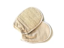 Egyptian Cotton & Loofah Elasticated Massage Glove