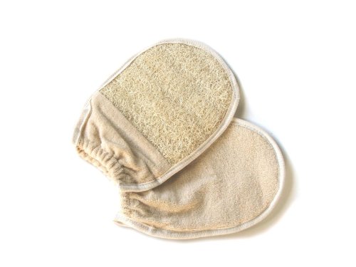 Egyptian Cotton & Loofah Elasticated Massage Glove