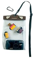Kwik Tek Dry Pak Camera Case (Brown & Beige, 6-Inchx8-Inchx2-Inch)