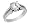 Diamond Cathedral Engagement Ring: 18K White Gold 1.79 Carat (ctw) Brilliant Cut (Certified), Size 5