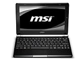 Picture Of MSI WIND U160 10 inch netbook (Atom N450 1.66GHz, 1Gb, 250Gb, WLAN, Webcam, BT, 6 cell battery, Win 7 Starter (Black))