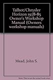Horizon owners workshop manual