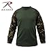Rothco Combat Shirt, Woodland Camo, Small