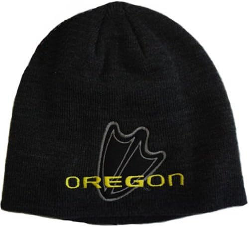 Drift Creek CASCADE UO - Oregon Ducks Black Knit Skull Hat