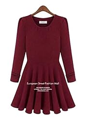 A-line Above the Knee Short Sleeves Cotton Round Neck  Beaded Mini Dress  With Pearls