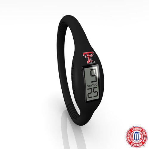 Texas Tech Red Raiders NCAA Digital Silicone Watch (Black)