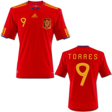 Spanien Torres Trikot Home 2010, Größe: 140 Kids