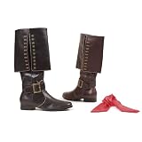 121-CAPTAIN, Mens Superhero or Pirate Costume Boots by Ellie Shoes by Shoes EHH