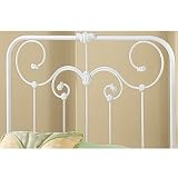 Lindsey Duo Panel Bed-Twin-White