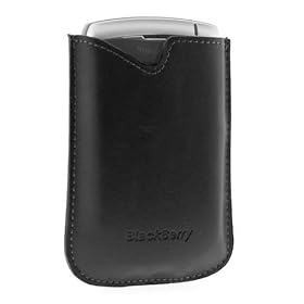 Blackberry 8300 PDA Curve OEM Original Vinyl Pocket Leather Case HDW-14090-001