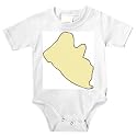 Onesie with Africa, map, Liberia, outline, area, geograpy, region, land