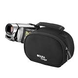 Durable Camcorder Carry Case For Canon Legria FS404 & Legria HFR26 HD, By DURAGADGET In Black