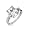Emerald Cut CZ Engagement Ring, 5