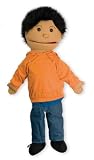 The Puppet Company Puppet Buddies Medium Boy Hand Puppet with Olive Skin Tone