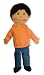 The Puppet Company Puppet Buddies Medium Boy Hand Puppet with Olive Skin Tone