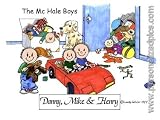 Personalized Keychain or Fridge Magnet - 3 Brothers in Boys' Room