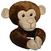 Plush Chocolate Brown Monkey Curtain Tieback