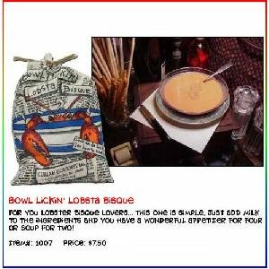 Gullah Gourmet Bowl Lickin' Lobsta Bisque by Lobster Bisques