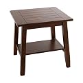 Planked End Table
