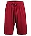 Latuza Men's Pajama Bottom Shorts L WineRed