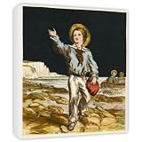 The Cathedral of Notre Dame, Paris, 1836 by.. - 3x2 inch Fridge Magnet - large magnetic button - Magnet