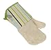Le Creuset Silicone Trim Mitt, Green Stripe, 14 Inch