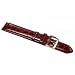 Crocodile Grain Watchband 18mm Leather Long Wrist Strap