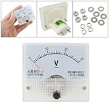 IMAGE OF Analogue 30V DC Voltage Needle Panel Meter Voltmeter