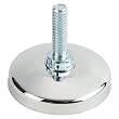 ルミナス ライト ルミナススチールラック 「ポール径19mm」ライト円形アジャスター2P (幅4×奥行4×高さ1.5cm) IHT-AJC2P