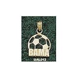 Alabama Crimson Tide Solid 10K Gold ''BAMA'' Soccerball Pendant