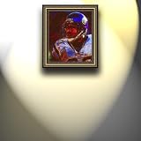 Completely Handpainted American Football Sport Painting, Custom Order FL5153, Oil on Canvas, with Option to Paint Jerry, Brett & Co. from Any Other Favorite Photograph or Picture, Unframed, Size 26'' x 31" inches