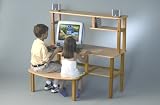 Optional desk hutch - maple