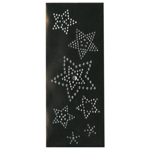 Jeweled Accents Swarovski Crystal & Metal Iron-On: 