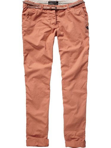 Maison Scotch Damen Hose 12210280861 - lt weight pima CO chino w/ belt, Gr. 26/32, Orange  Preisvergleich