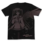 俺たちに翼はない 渡来明日香オールプリントTシャツ ブラック サイズ:XL